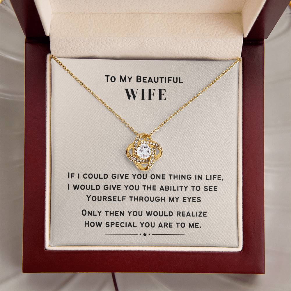 How Special Y Love Knot Necklace
