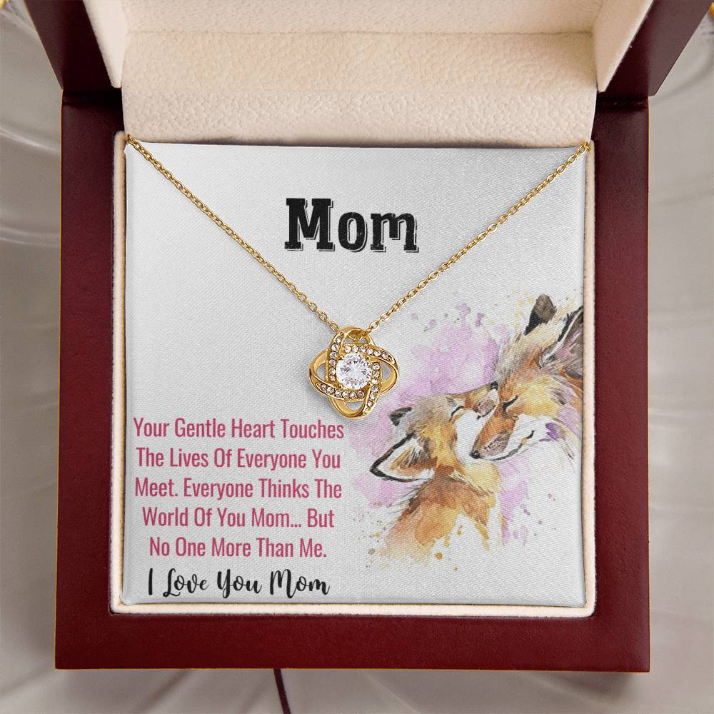 Mother's Day Mom's Birthday Or Just Time To Say I Love You Mom - 12 Love Knot Necklace