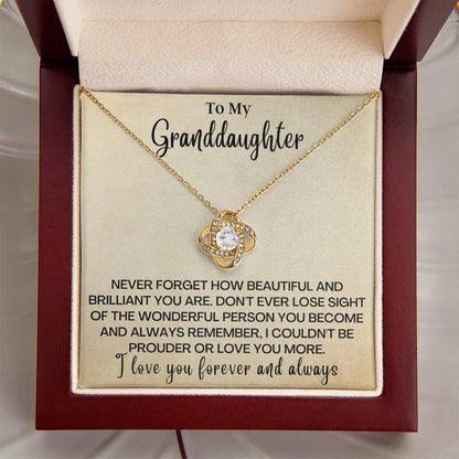 Just To Say I Love You  Gd Love Knot Necklace