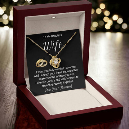 Gift For Wife Ideas - Love Knot Necklace Love Knot Necklace