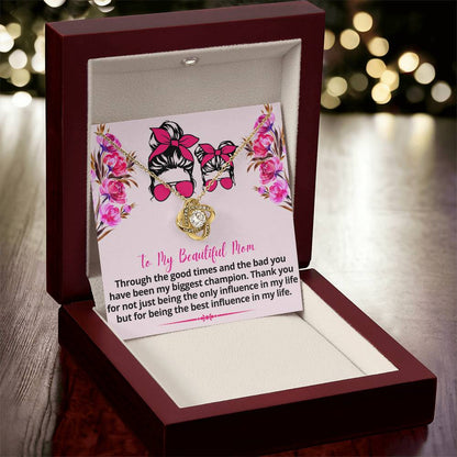 A Great Gift For Mom On Every Occasion - Love Knot Necklace 27 Love Knot Necklace