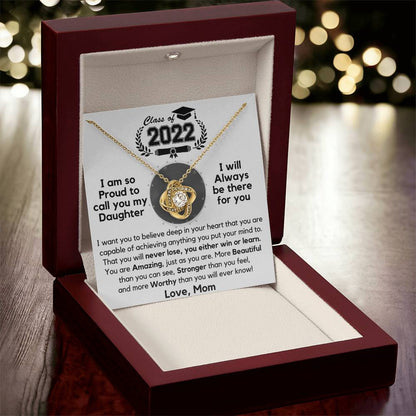 Just Released Class Of 2022 - Graduation Gift Necklace Fr Love Knot Necklace