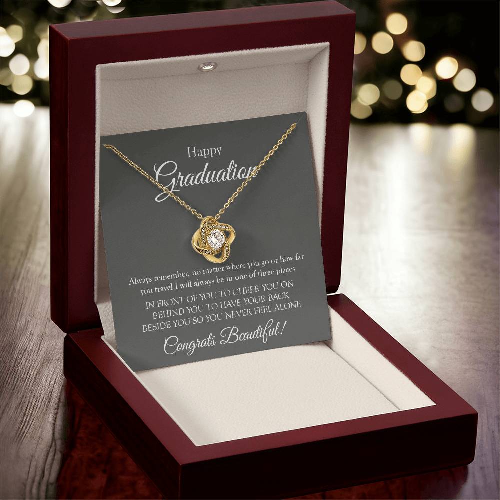 Graduation Gift For Her Necklace Gift For Daughter Granddaughter Niece Best Friend Godda Love Knot Necklace