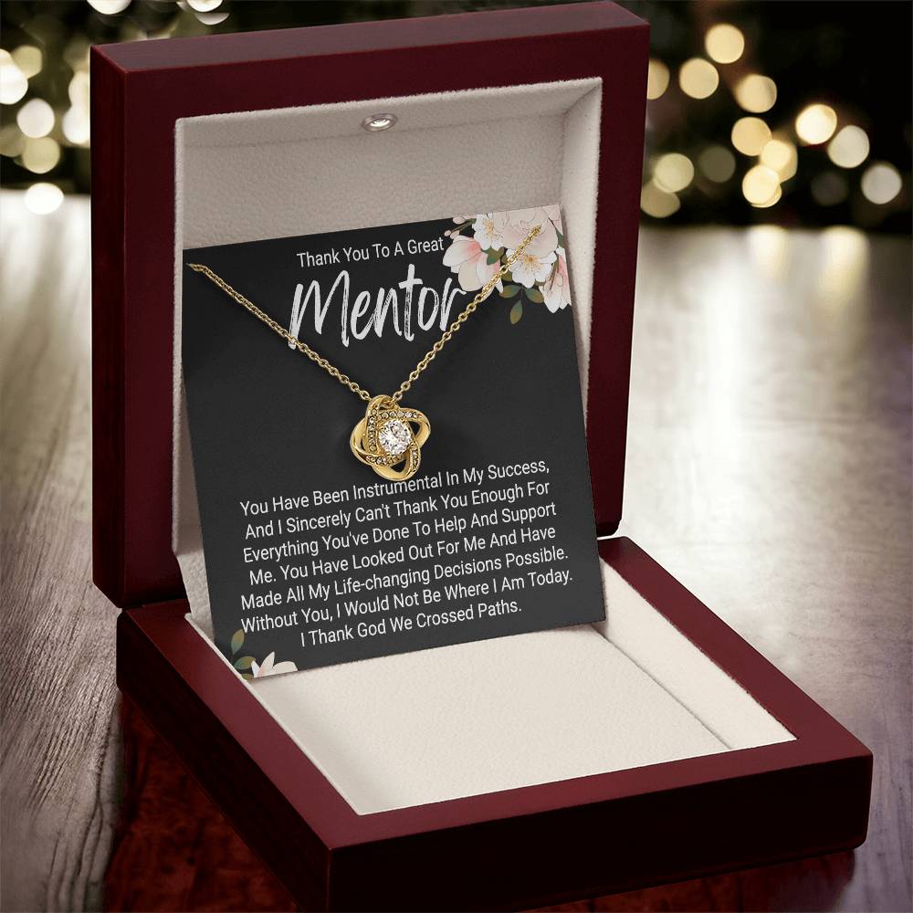 Mentor Gift - Love Knot Necklace Love Knot Necklace