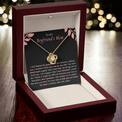 Boyfriend Mom - I Will Forever Love Knot Necklace
