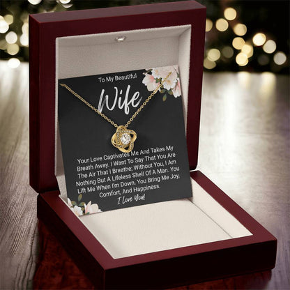 Gift For Wife - Love Knot Necklace 1 Love Knot Necklace
