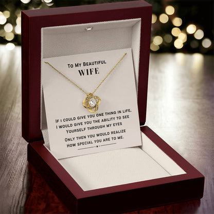 How Special Y Love Knot Necklace
