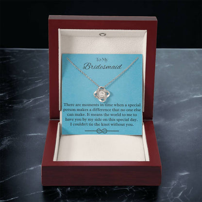 Bridesmai Love Knot Necklace
