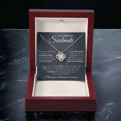 Soulmate - My Missing Pi Love Knot Necklace