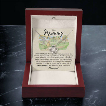 Mothers Day Gifts From Baby 1St Time Mothers Day Gift Mothers Day Necklace Gifts First Time Mom Mothers Day Gift From Baby Love Knot Necklace