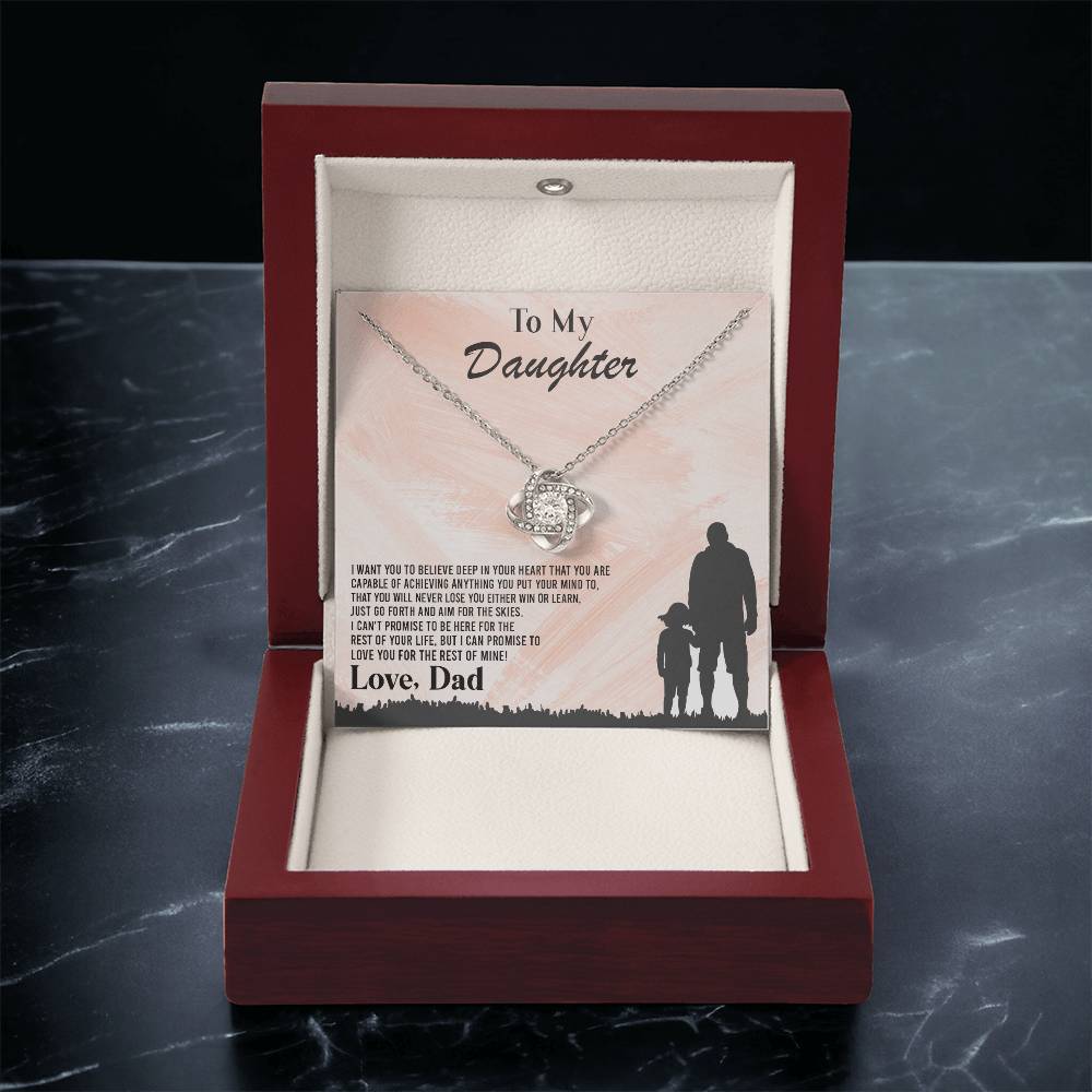 I Want You To Believe Deep In Your Heart ?? Love Knot Necklace