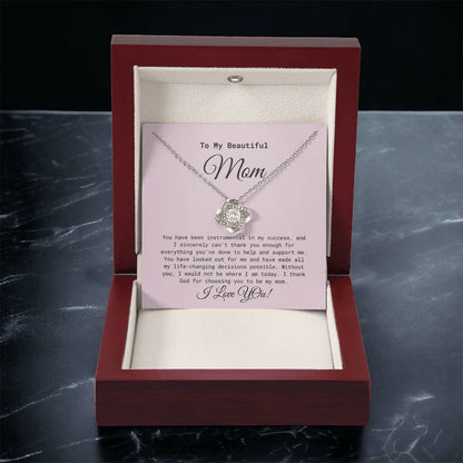 Necklace For Mom - Love Knot Love Knot Necklace