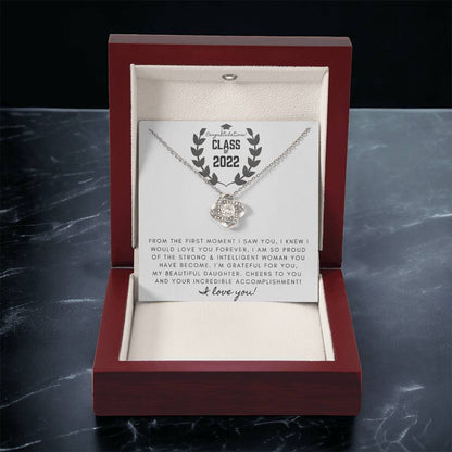To Your Graduation Love Know Necklace Graduatio Love Knot Necklace