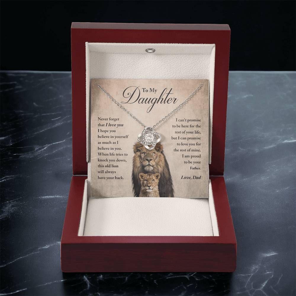 My Daughter - Proud Of You - Ne Love Knot Necklace