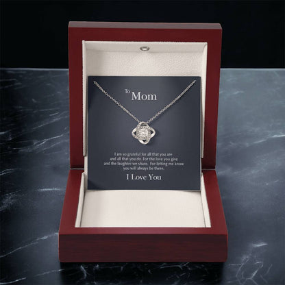 All That You Are Love Knot Necklace