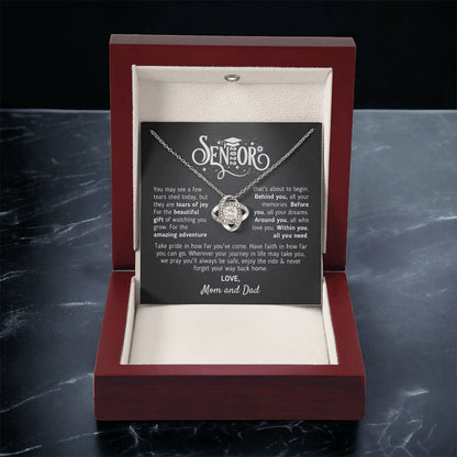 Graduation Gift For Senior 2022 Graduation Gift For Daughter From Mom And Dad Class Of 2022 Hight School College Grad Love Knot Necklace