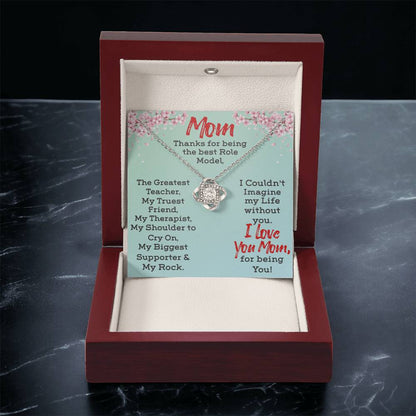 Exclusive Necklace Gift For Mom Love Knot Necklace