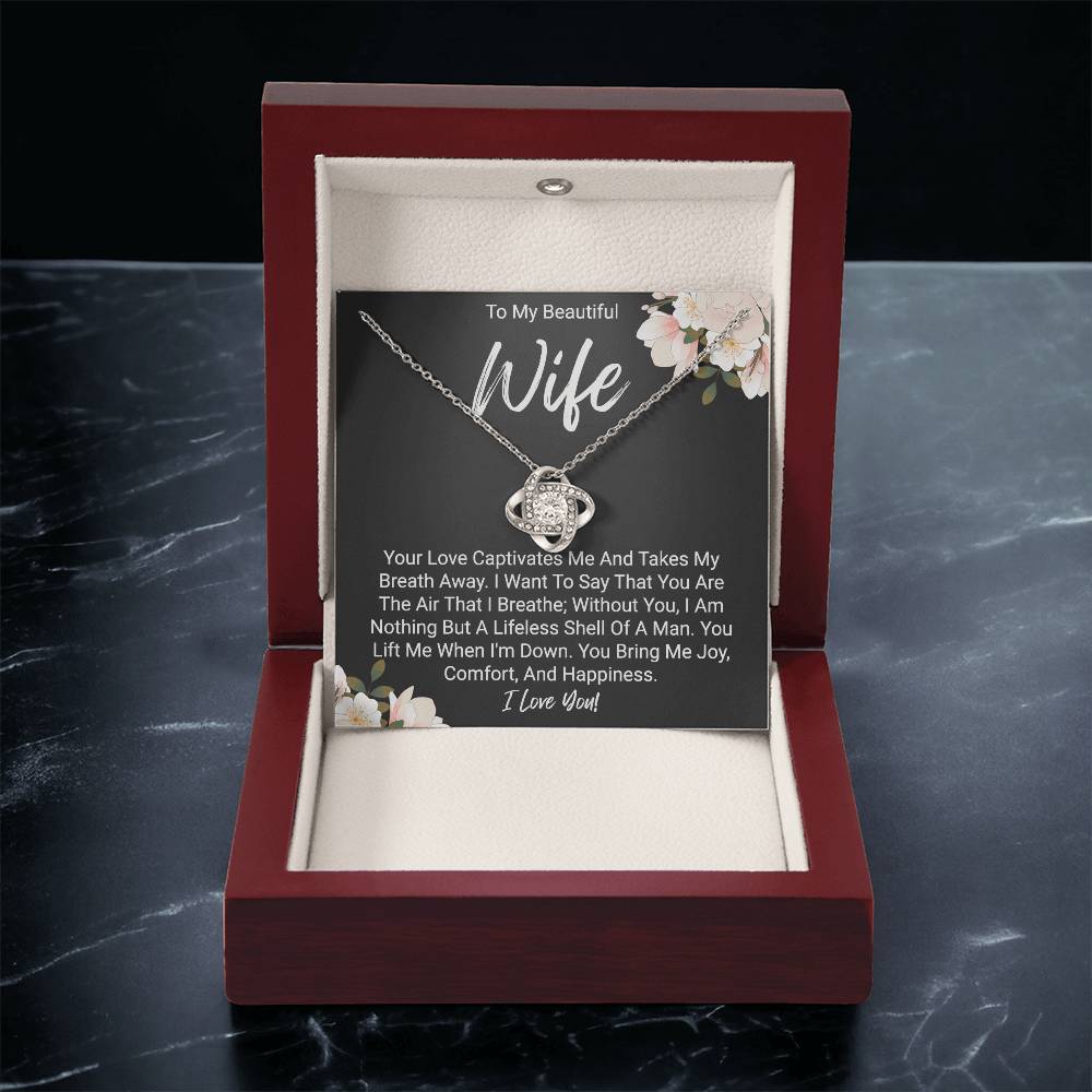 Gift For Wife - Love Knot Necklace 1 Love Knot Necklace