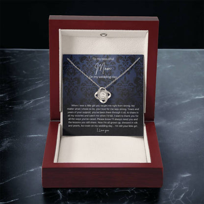 Mom Brid Love Knot Necklace