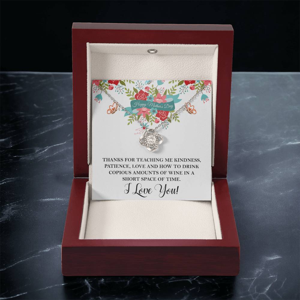 Thanks For Teaching Me - Love Knot Necklace Love Knot Necklace