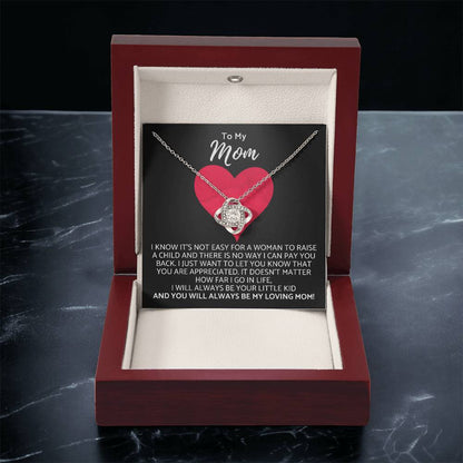 Premium Mother's Day Necklace Customize Gift For Your Loving Mom! ?? Love Knot Necklace
