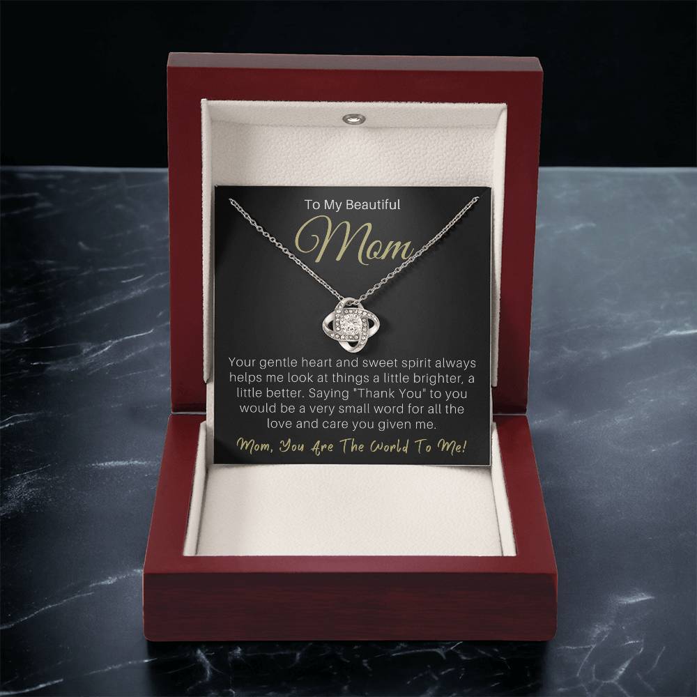 The Beautiful Necklace Gift For Mom On Every Occasion - Love Knott Necklace - 14 Love Knot Necklace