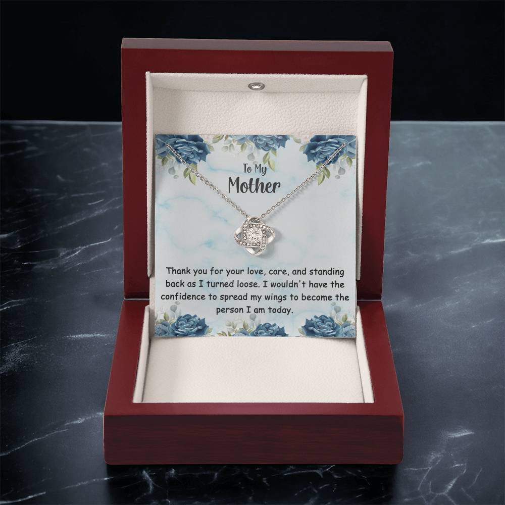 Mother's Day Happy Birthday Or Just To Say Thank You Mom -18 Love Knot Necklace