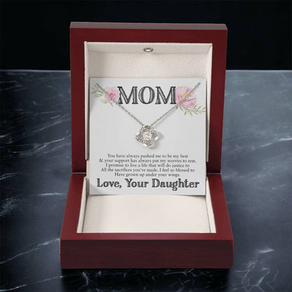 Gift For Mom - Love Knot Necklace 4 Love Knot Necklace