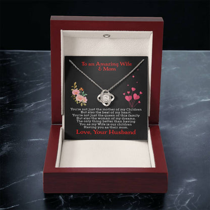 Gift For Wife - Love Knot Necklace Love Knot Necklace