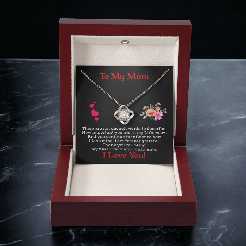 Gift For Mom - Love Knot Necklace 6 Love Knot Necklace