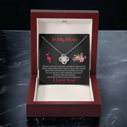 Gift For Mom - Love Knot Necklace 6 Love Knot Necklace