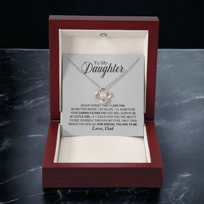 Daughter - You Are Special - Ne Love Knot Necklace