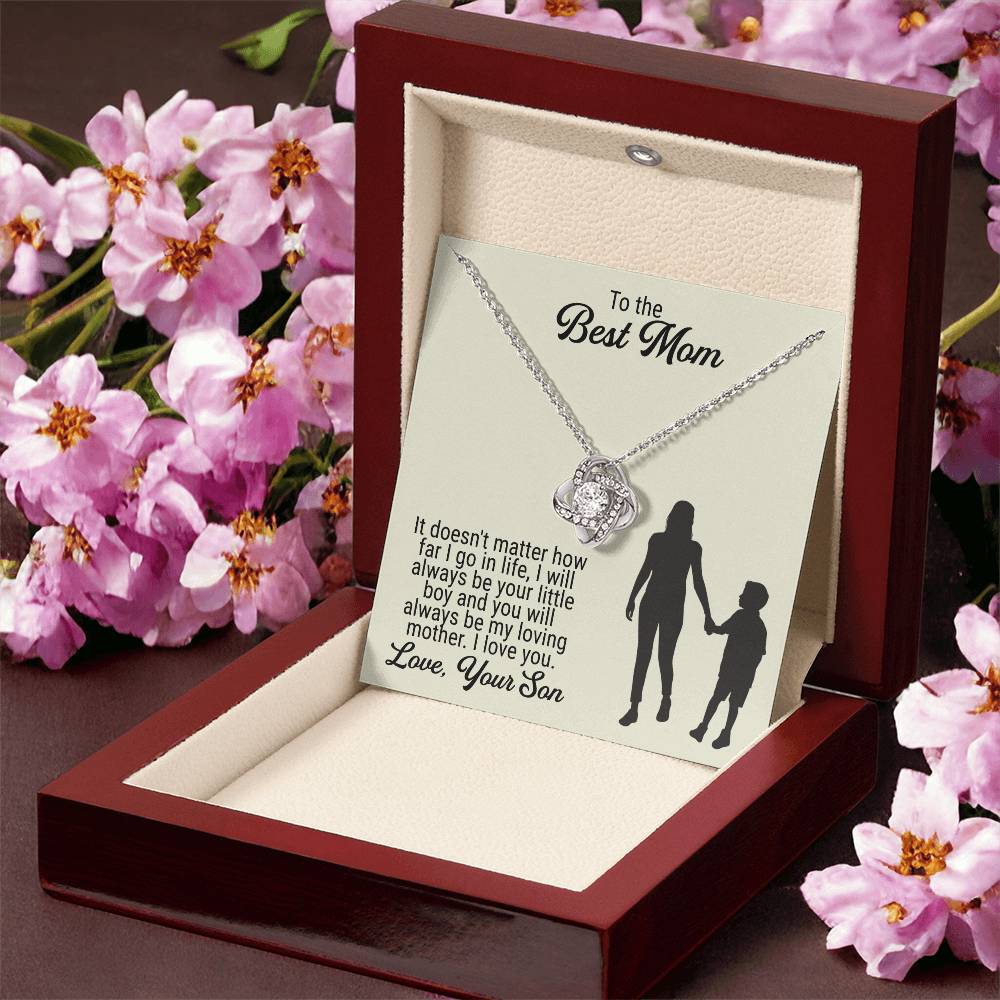 Mothers Day Gift Idea Mothers Day Necklaces Mothers Day Gift For Mom Gift From Son Birthday Gifts Ideas For Mom From Son Love Knot Necklace