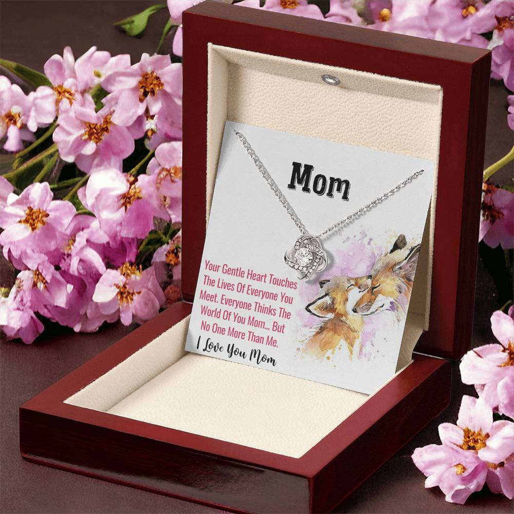 Mother's Day Mom's Birthday Or Just Time To Say I Love You Mom - 12 Love Knot Necklace