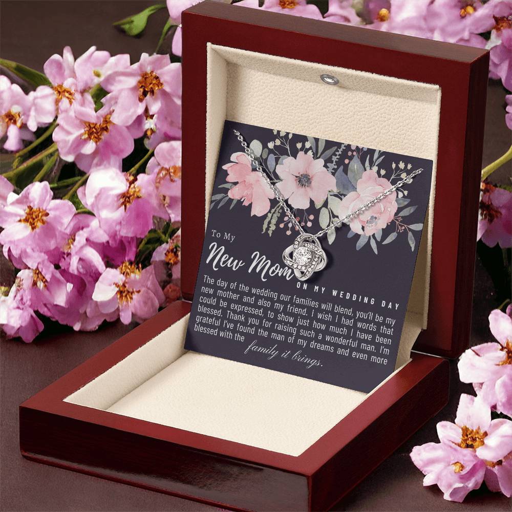 Mother In Law Wedding Gift Mother Of The Groom Gift From Bride Mom In Law Wedding Gift Mom In Law Gift From Bride Heartfelt Jewelr Love Knot Necklace