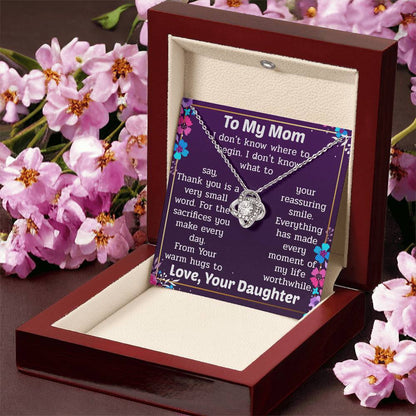 The Unique Necklace Gift For Love Love Knot Necklace