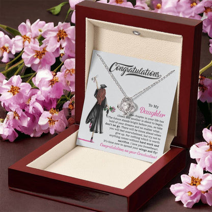 Graduation Gift For Daughter Daughter Graduation Necklace Class Of 2022 Hight School College Graduatio Love Knot Necklace
