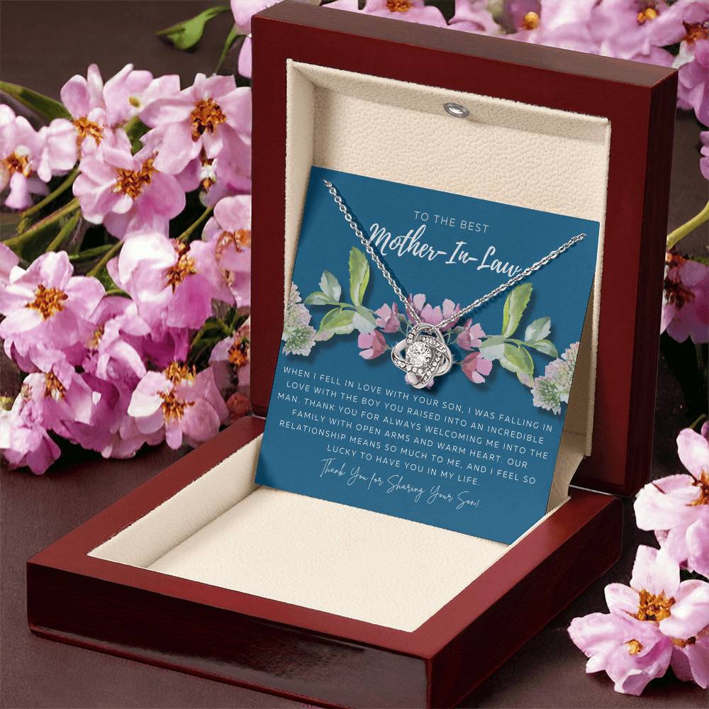 Mother In Law Gift From Daughter In Law Mothers Day Gift For Mother-In-Law Gift For Mother In Law Mother-In-Law Necklace Love Knot Necklace