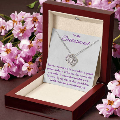 Bridesmaid(2) Love Knot Necklace
