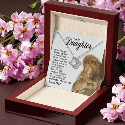 Daughter - How Special You Are To Me - Ne Love Knot Necklace