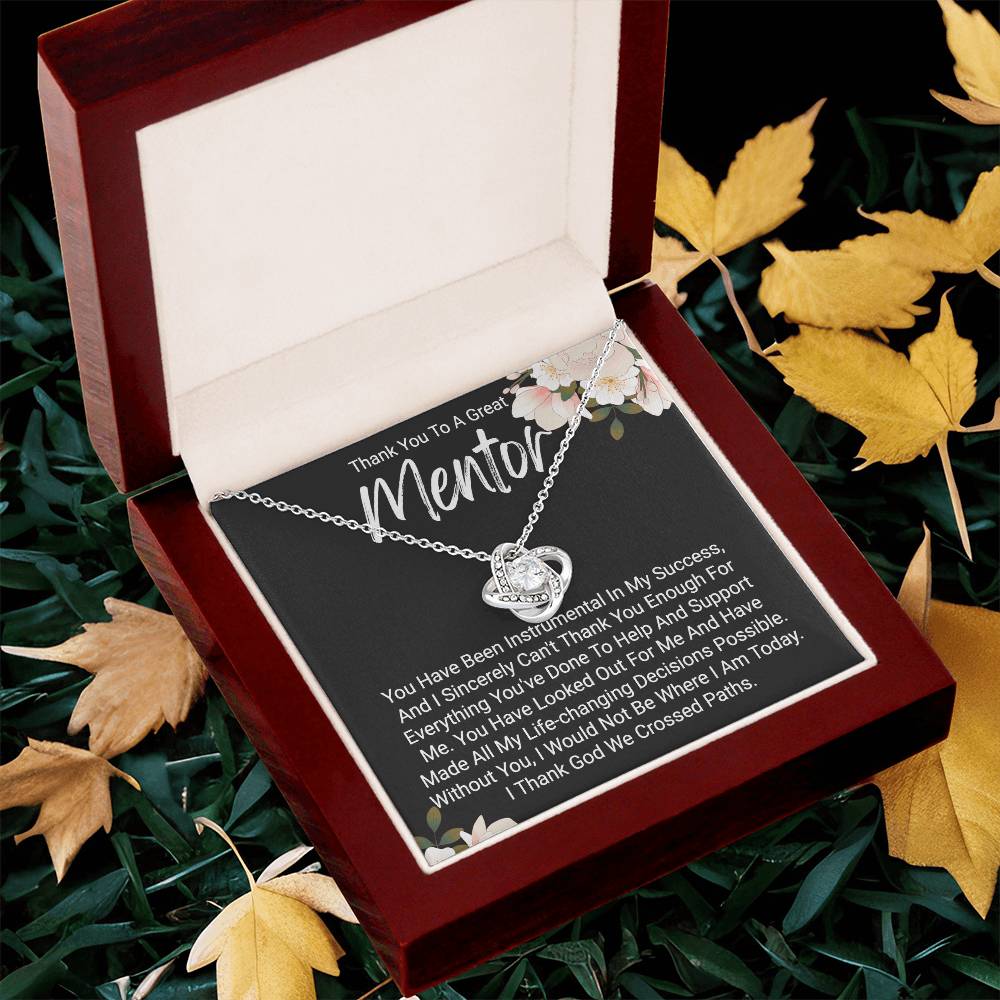 Mentor Gift - Love Knot Necklace Love Knot Necklace