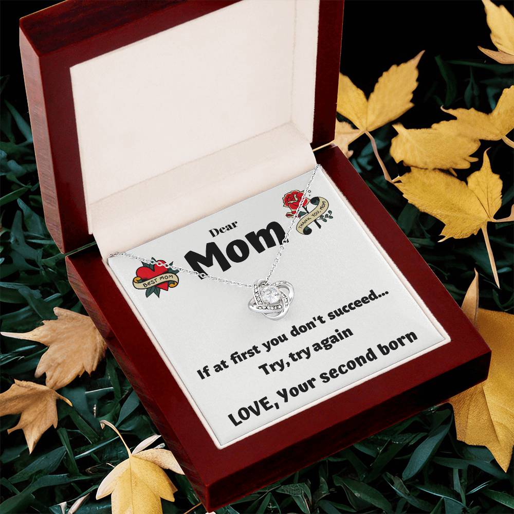 Try Again Love Knot Necklace