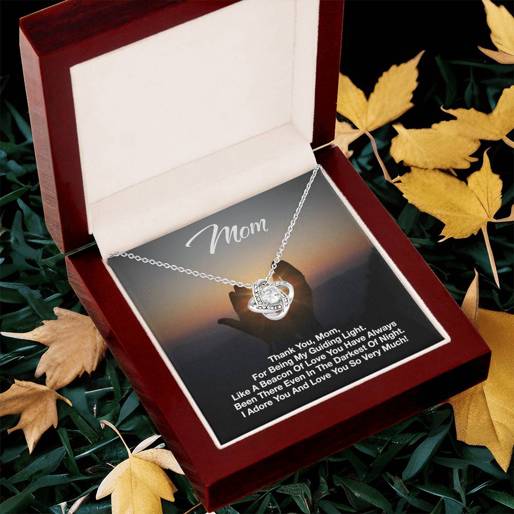 Thank You Love Knot Necklace