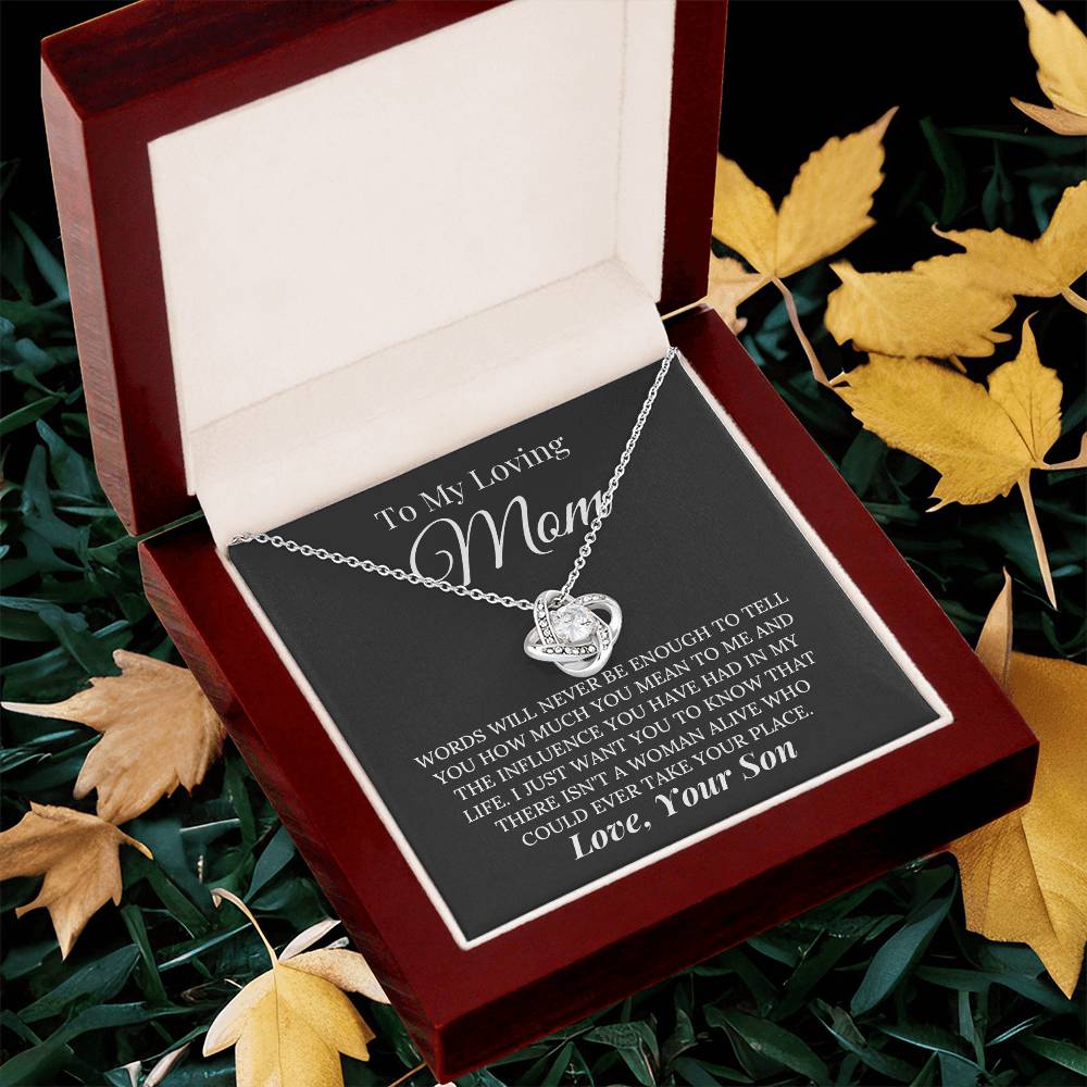 Heartfelt Mother's Day Gift For Mom Love Knot Necklace 1