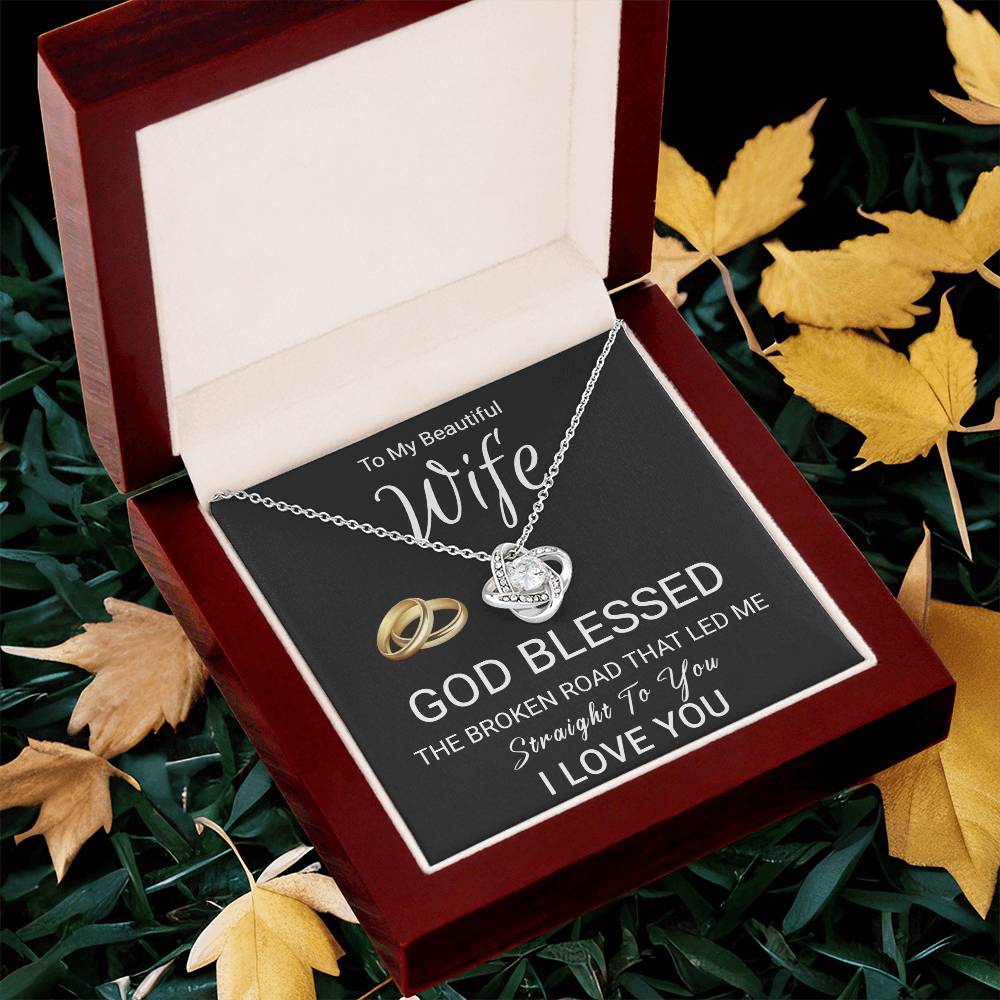 Christian Gift For Wife - Love Knot Necklace Love Knot Necklace