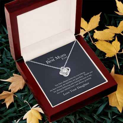 Infinite Love Love Knot Necklace