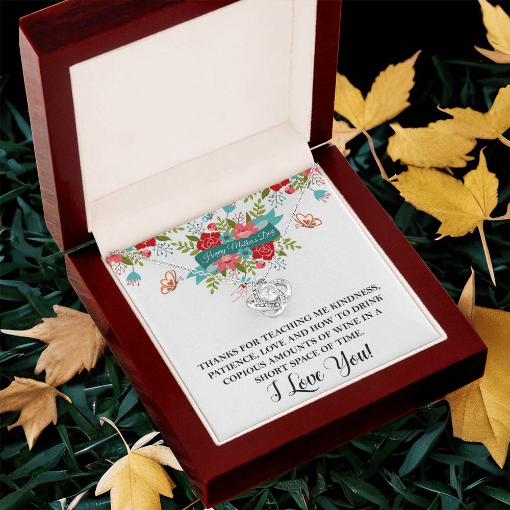 Thanks For Teaching Me - Love Knot Necklace Love Knot Necklace