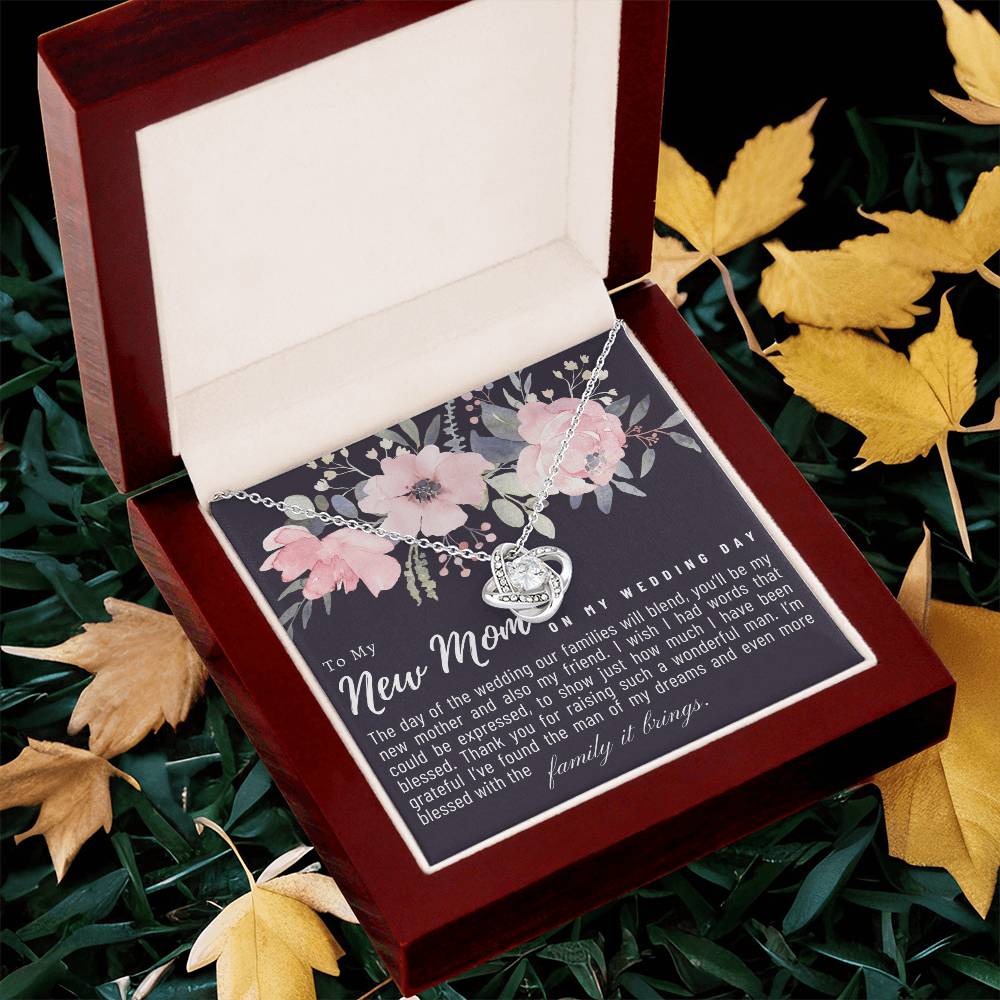 Mother In Law Wedding Gift Mother Of The Groom Gift From Bride Mom In Law Wedding Gift Mom In Law Gift From Bride Heartfelt Jewelr Love Knot Necklace