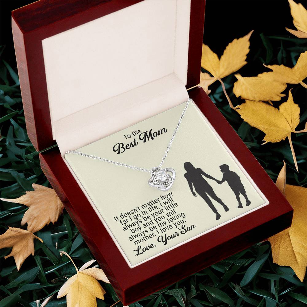 Mothers Day Gift Idea Mothers Day Necklaces Mothers Day Gift For Mom Gift From Son Birthday Gifts Ideas For Mom From Son Love Knot Necklace