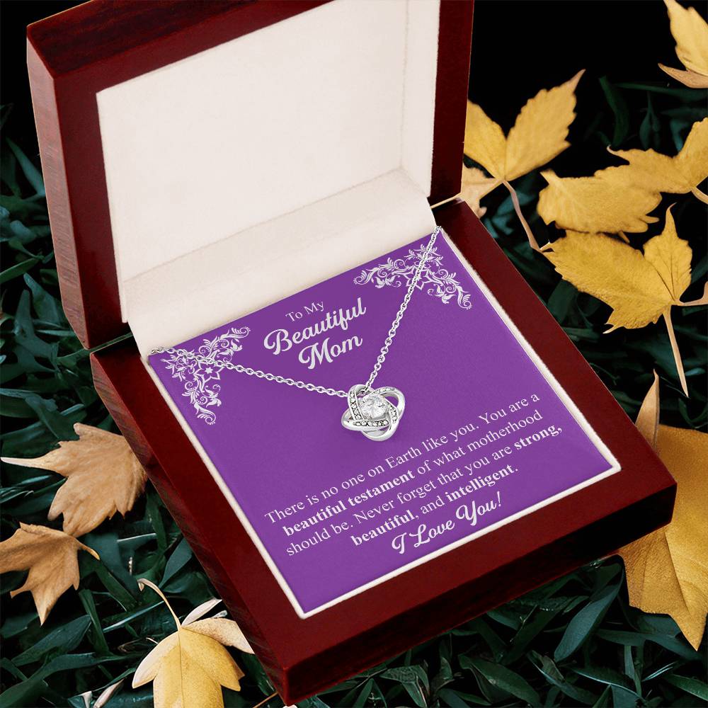 Mothers Day Gift From Daughter Mother Of The Groom Gift From Son Presents For Mom Birthday Sentimental Jewelry Necklace For Mom 4 Love Knot Necklace